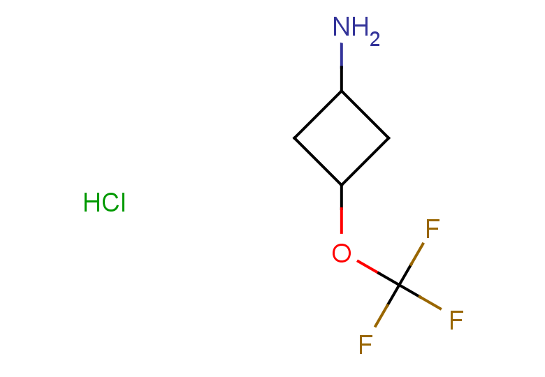 3-(trifluoromethoxy)cyclobutan-1-amine hydrochloride, Mixture of diastereomers