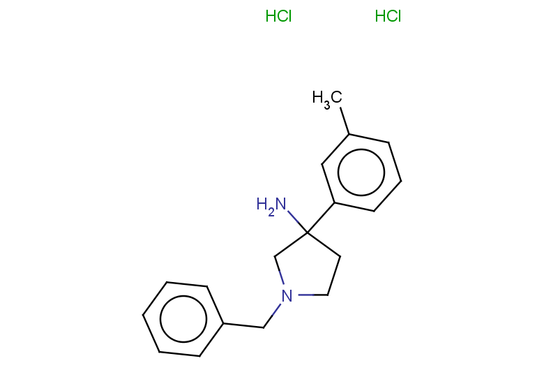 1-benzyl-3-(3-methylphenyl)pyrrolidin-3-amine dihydrochloride