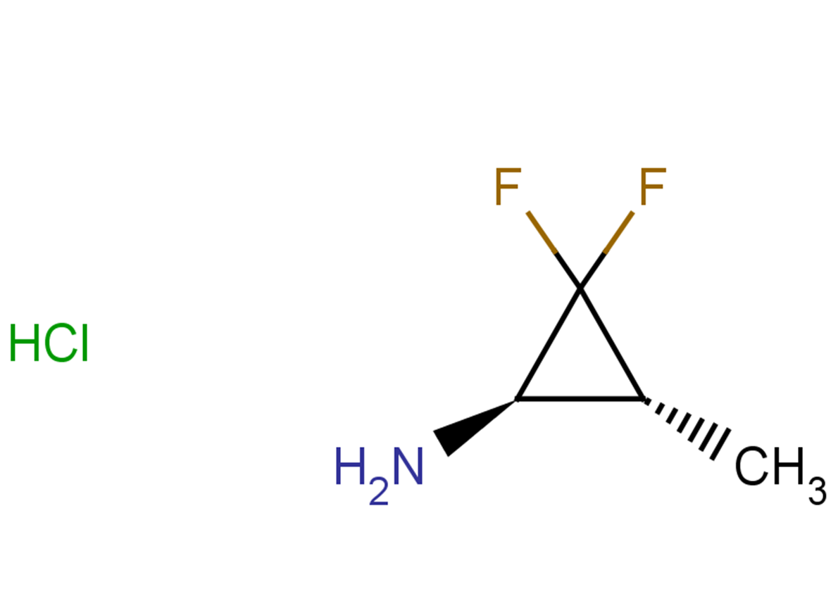 rac-(1R,3R)-2,2-difluoro-3-methylcyclopropan-1-amine hydrochloride, trans