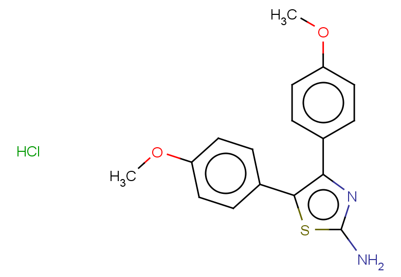 bis(4-methoxyphenyl)-1,3-thiazol-2-amine hydrochloride