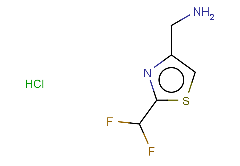 1-[2-(difluoromethyl)-1,3-thiazol-4-yl]methanamine hydrochloride