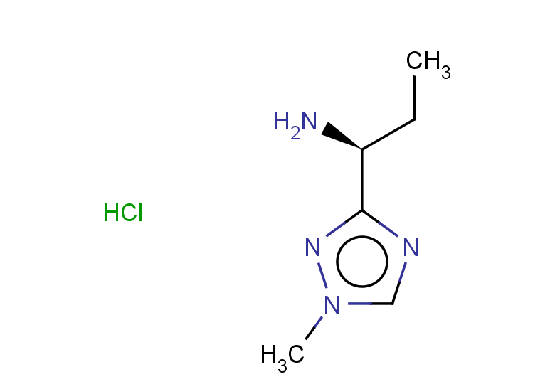 (1S)-1-(1-methyl-1H-1,2,4-triazol-3-yl)propan-1-amine hydrochloride