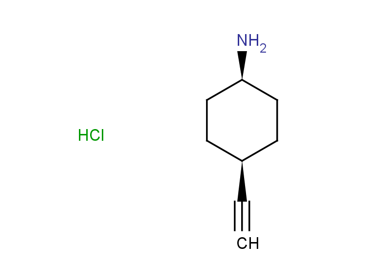 rac-(1s,4s)-4-ethynylcyclohexan-1-amine hydrochloride, cis