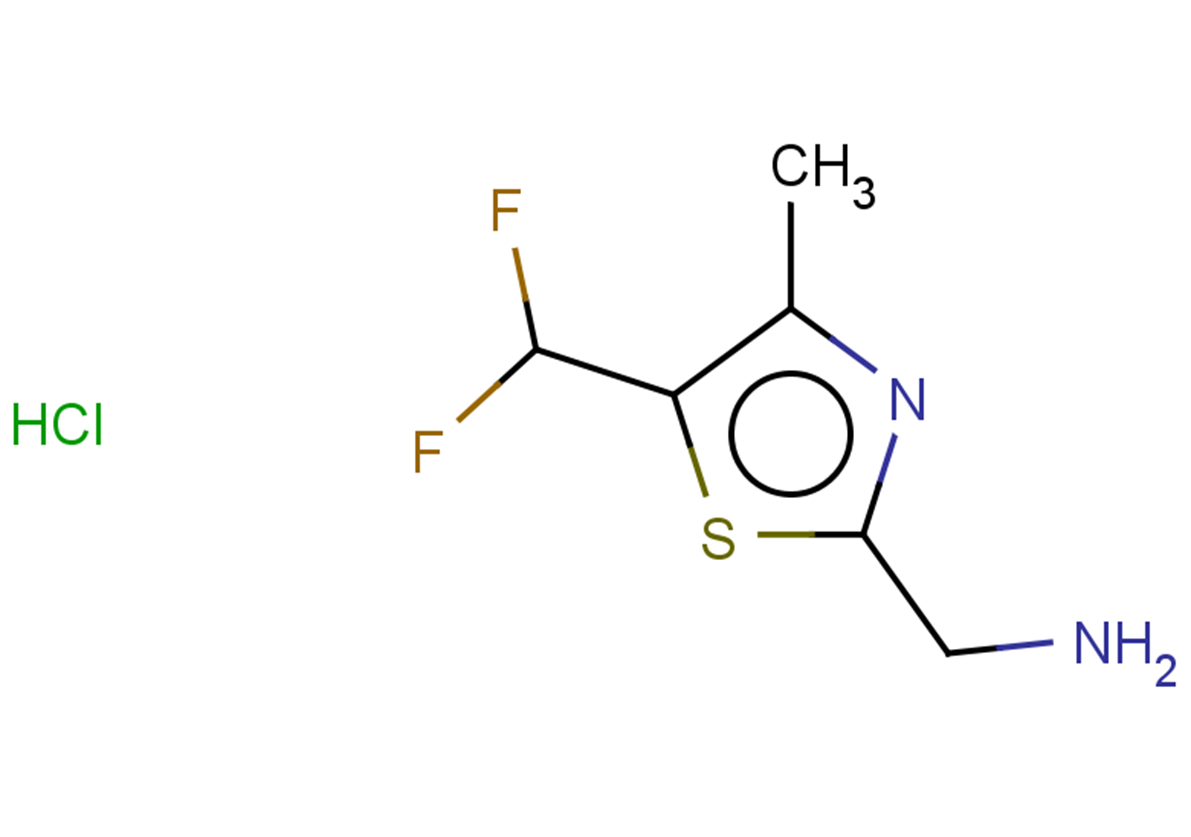 1-[5-(difluoromethyl)-4-methyl-1,3-thiazol-2-yl]methanamine hydrochloride
