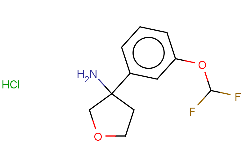 3-[3-(difluoromethoxy)phenyl]oxolan-3-amine hydrochloride