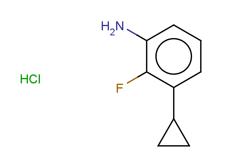 3-cyclopropyl-2-fluoroaniline hydrochloride