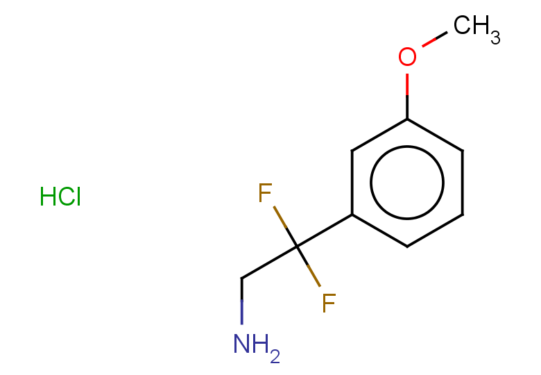 2,2-difluoro-2-(3-methoxyphenyl)ethan-1-amine hydrochloride