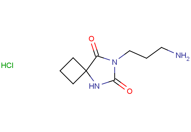7-(3-aminopropyl)-5,7-diazaspiro[3.4]octane-6,8-dione hydrochloride