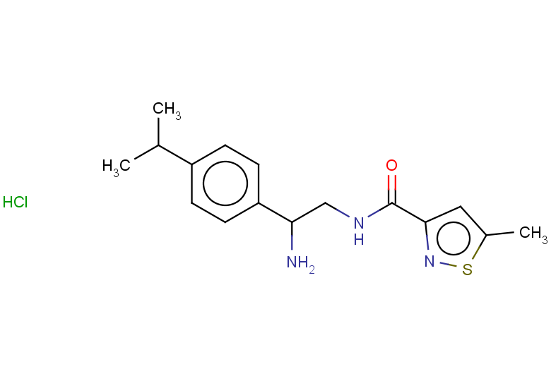 N-{2-amino-2-[4-(propan-2-yl)phenyl]ethyl}-5-methyl-1,2-thiazole-3-carboxamide hydrochloride