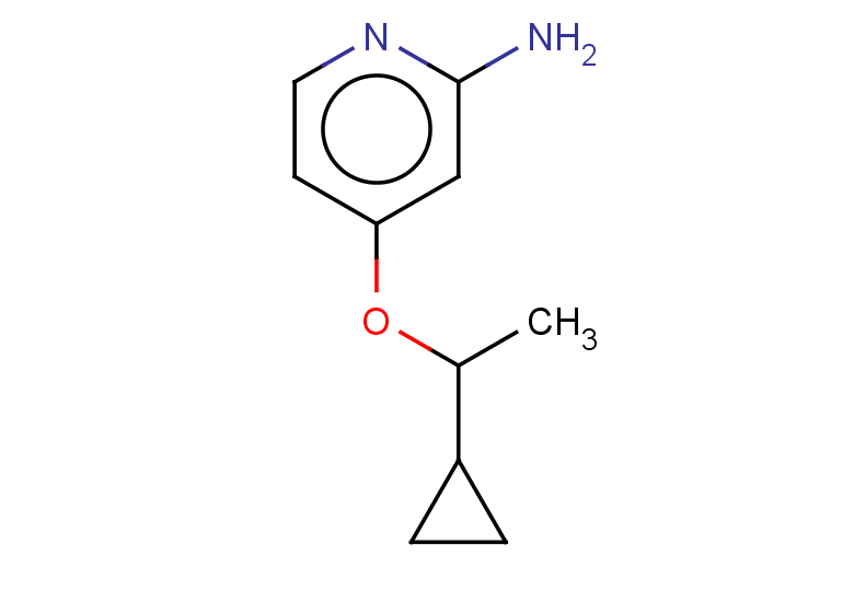 4-(1-cyclopropylethoxy)pyridin-2-amine