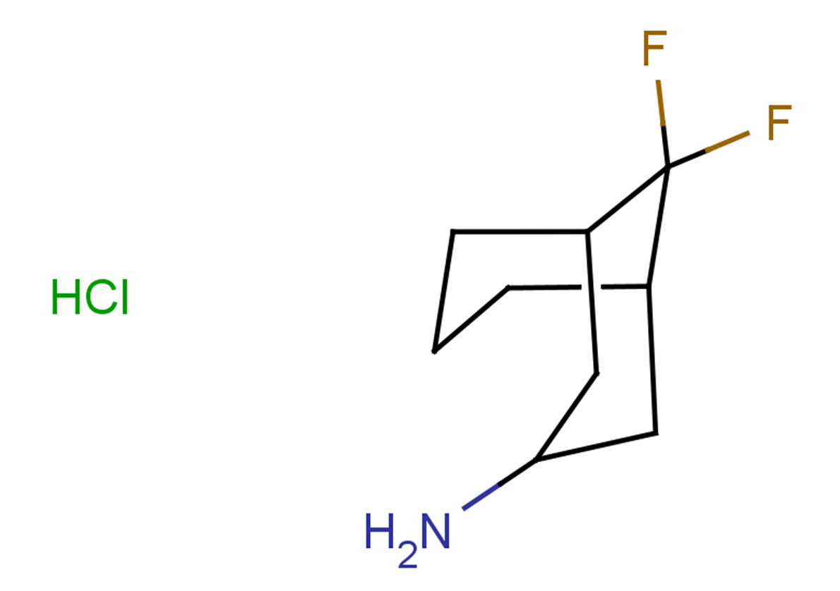 9,9-difluorobicyclo[3.3.1]nonan-3-amine hydrochloride, Mixture of diastereomers
