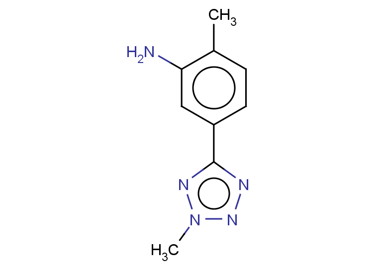 2-methyl-5-(2-methyl-2H-1,2,3,4-tetrazol-5-yl)aniline