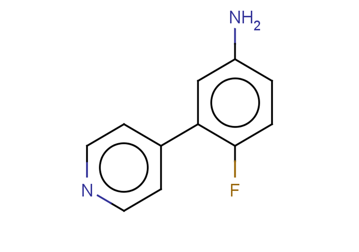 4-fluoro-3-(pyridin-4-yl)aniline