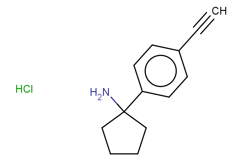 1-(4-ethynylphenyl)cyclopentan-1-amine hydrochloride