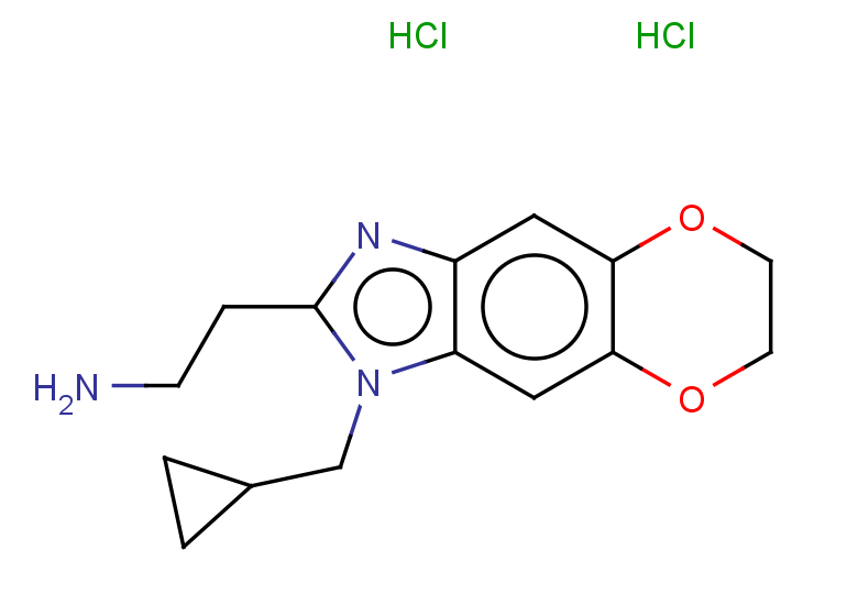 2-[6-(cyclopropylmethyl)-10,13-dioxa-4,6-diazatricyclo[7.4.0.0,3,7]trideca-1(9),2,4,7-tetraen-5-yl]ethan-1-amine dihydrochloride