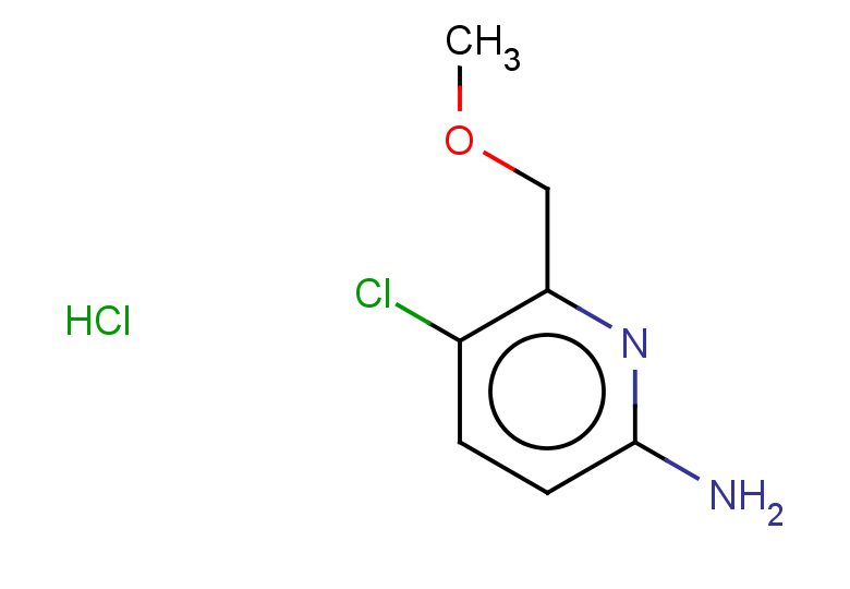 5-chloro-6-(methoxymethyl)pyridin-2-amine hydrochloride