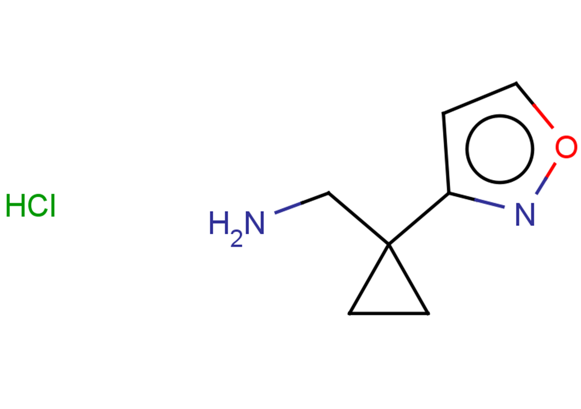 1-[1-(1,2-oxazol-3-yl)cyclopropyl]methanamine hydrochloride