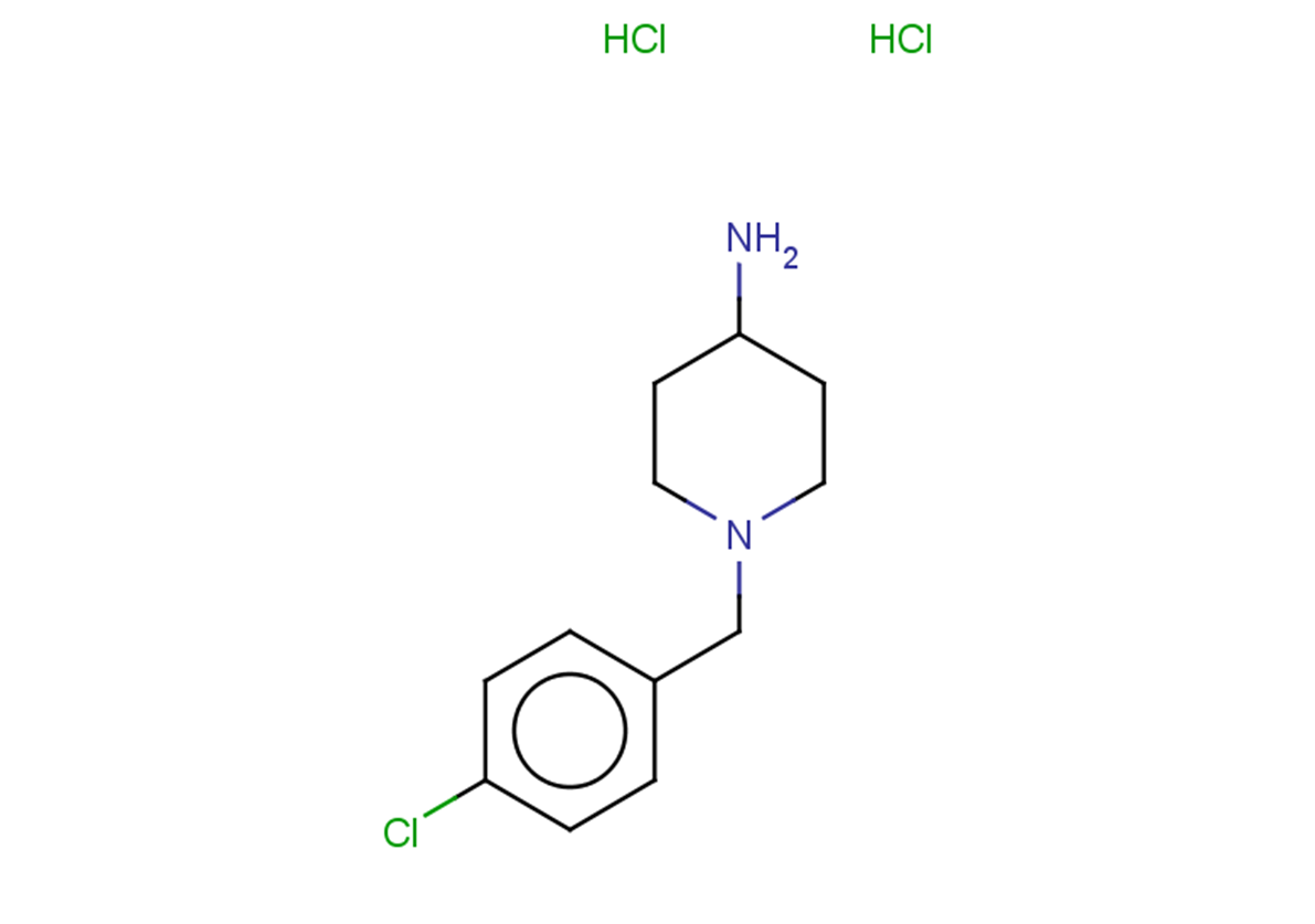 1-[(4-chlorophenyl)methyl]piperidin-4-amine dihydrochloride