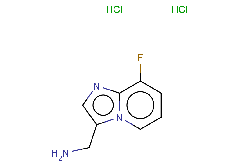 1-{8-fluoroimidazo[1,2-a]pyridin-3-yl}methanamine dihydrochloride