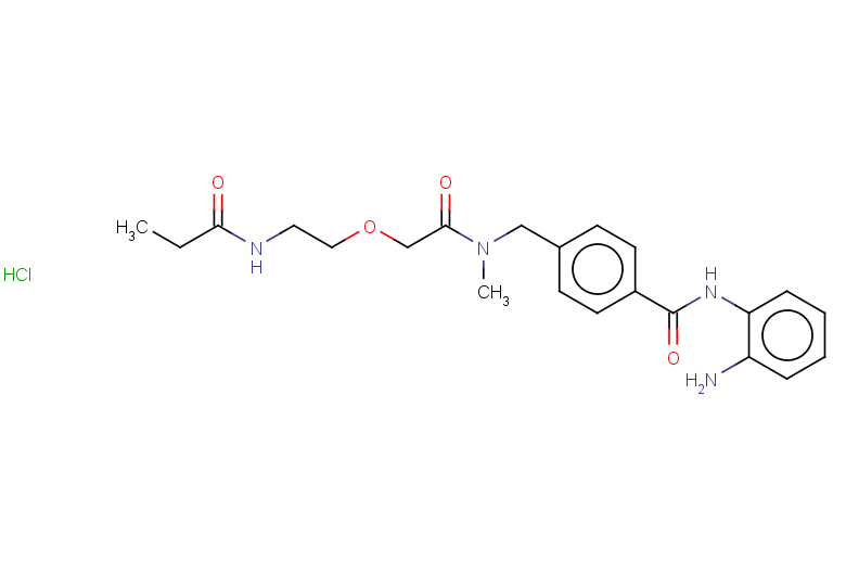 N-(2-aminophenyl)-4-{[N-methyl-2-(2-propanamidoethoxy)acetamido]methyl}benzamide hydrochloride