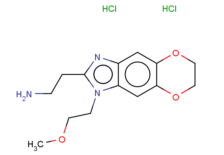 2-[6-(2-methoxyethyl)-10,13-dioxa-4,6-diazatricyclo[7.4.0.0,3,7]trideca-1(9),2,4,7-tetraen-5-yl]ethan-1-amine dihydrochloride