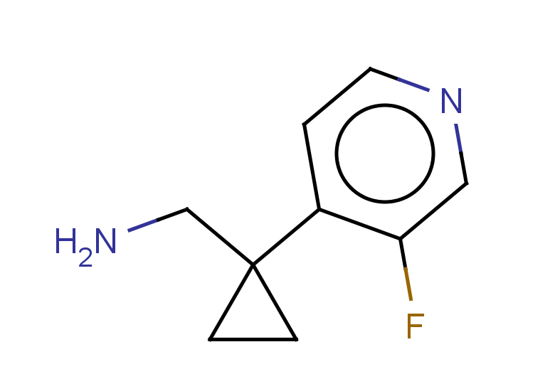 1-[1-(3-fluoropyridin-4-yl)cyclopropyl]methanamine