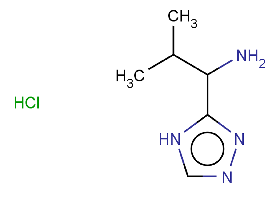 2-methyl-1-(4H-1,2,4-triazol-3-yl)propan-1-amine hydrochloride