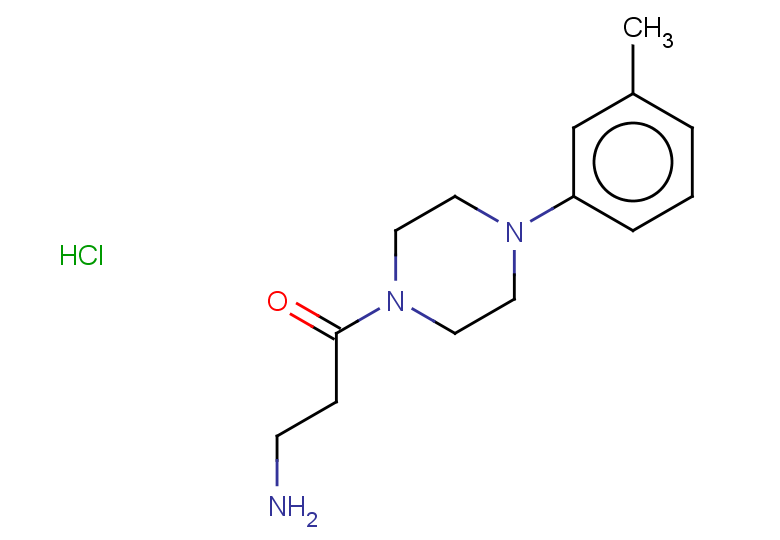 3-amino-1-[4-(3-methylphenyl)piperazin-1-yl]propan-1-one hydrochloride