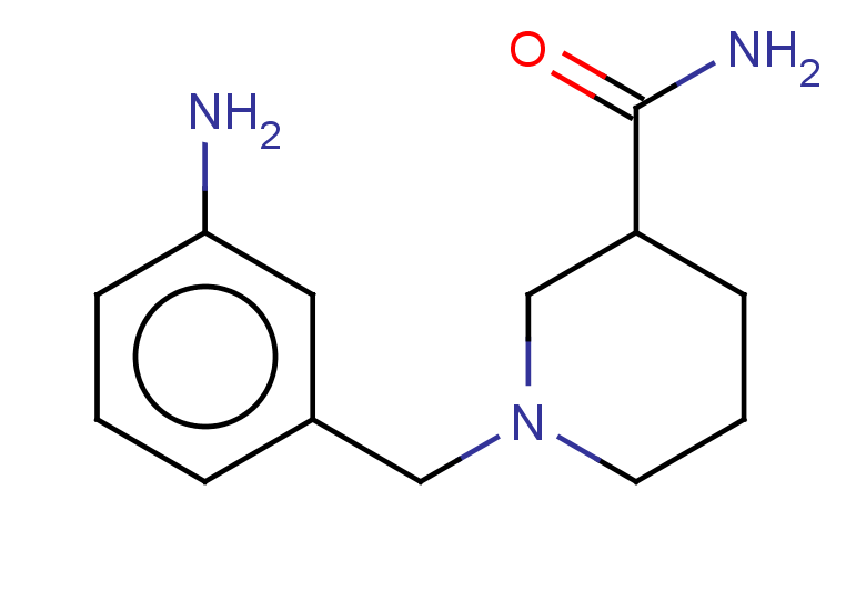 1-[(3-aminophenyl)methyl]piperidine-3-carboxamide