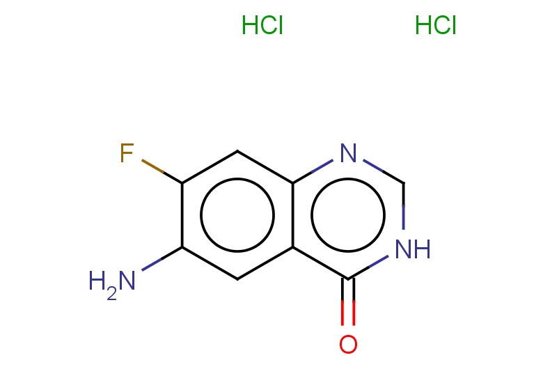 6-amino-7-fluoro-3,4-dihydroquinazolin-4-one dihydrochloride