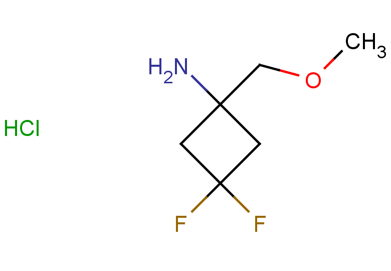 3,3-difluoro-1-(methoxymethyl)cyclobutan-1-amine hydrochloride