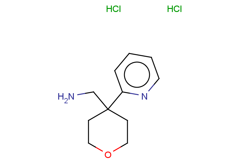 [4-(pyridin-2-yl)oxan-4-yl]methanamine dihydrochloride