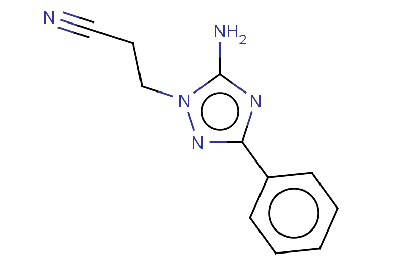 3-(5-amino-3-phenyl-1H-1,2,4-triazol-1-yl)propanenitrile