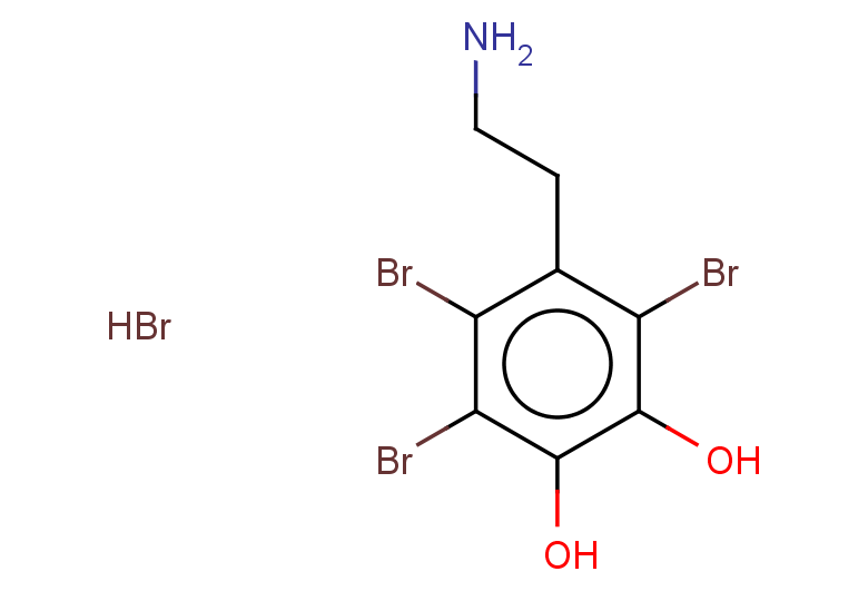 4-(2-aminoethyl)-3,5,6-tribromobenzene-1,2-diol hydrobromide