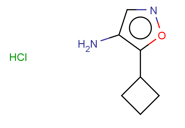 5-cyclobutyl-1,2-oxazol-4-amine hydrochloride