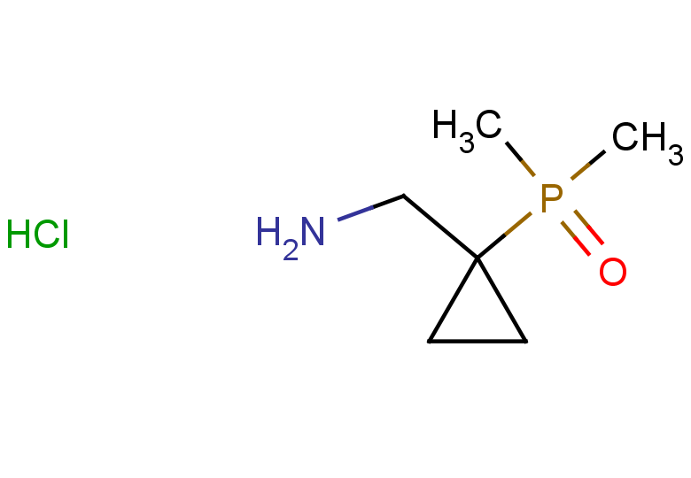 1-[1-(dimethylphosphoryl)cyclopropyl]methanamine hydrochloride