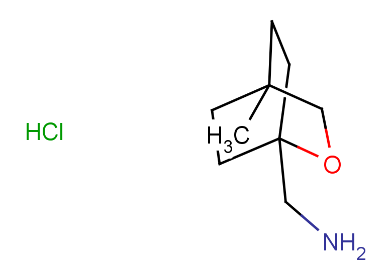 1-{4-methyl-2-oxabicyclo[2.2.2]octan-1-yl}methanamine hydrochloride