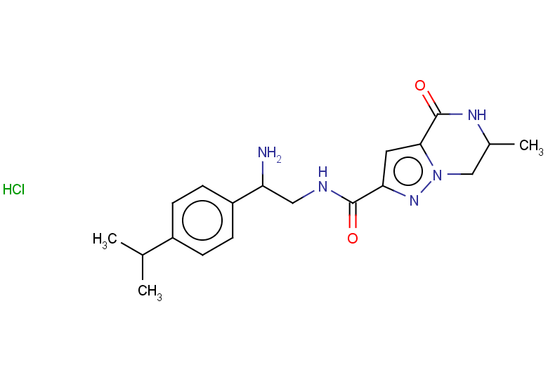 N-{2-amino-2-[4-(propan-2-yl)phenyl]ethyl}-6-methyl-4-oxo-4H,5H,6H,7H-pyrazolo[1,5-a]pyrazine-2-carboxamide hydrochloride