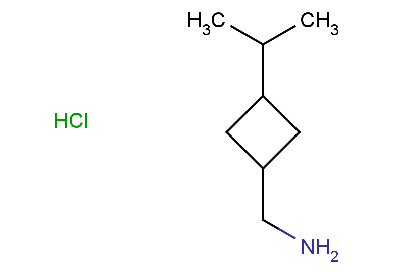 1-[3-(propan-2-yl)cyclobutyl]methanamine hydrochloride, Mixture of diastereomers