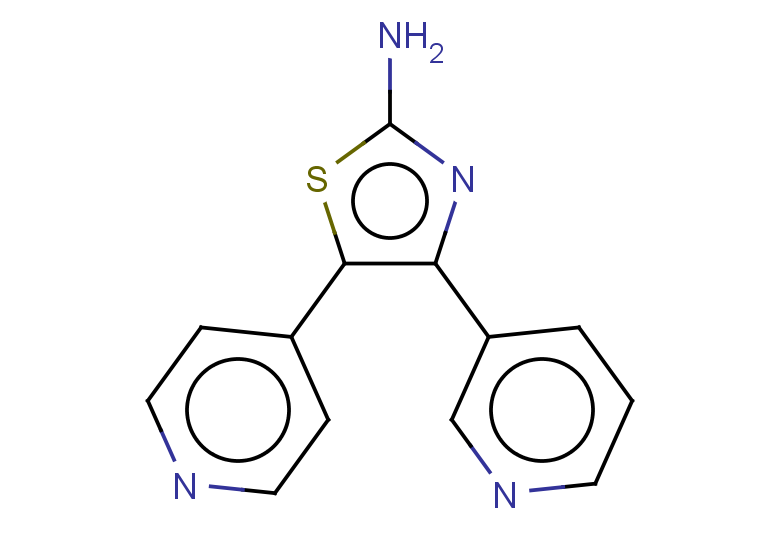 4-(pyridin-3-yl)-5-(pyridin-4-yl)-1,3-thiazol-2-amine