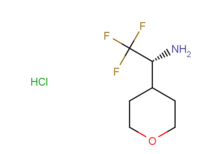 (1R)-2,2,2-trifluoro-1-(oxan-4-yl)ethan-1-amine hydrochloride