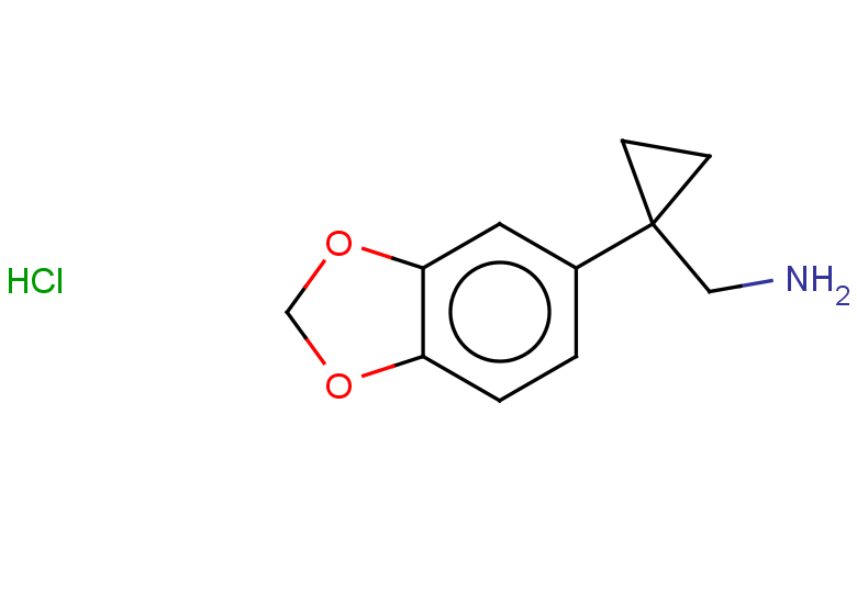 1-[1-(1,3-dioxaindan-5-yl)cyclopropyl]methanamine hydrochloride