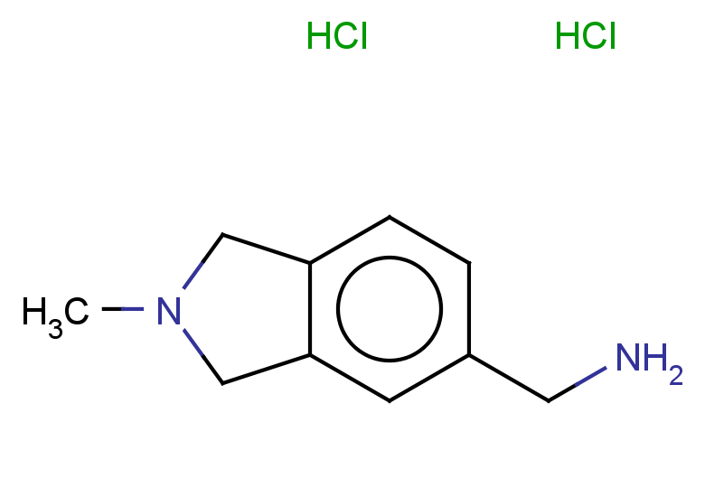 (2-methyl-2,3-dihydro-1H-isoindol-5-yl)methanamine dihydrochloride