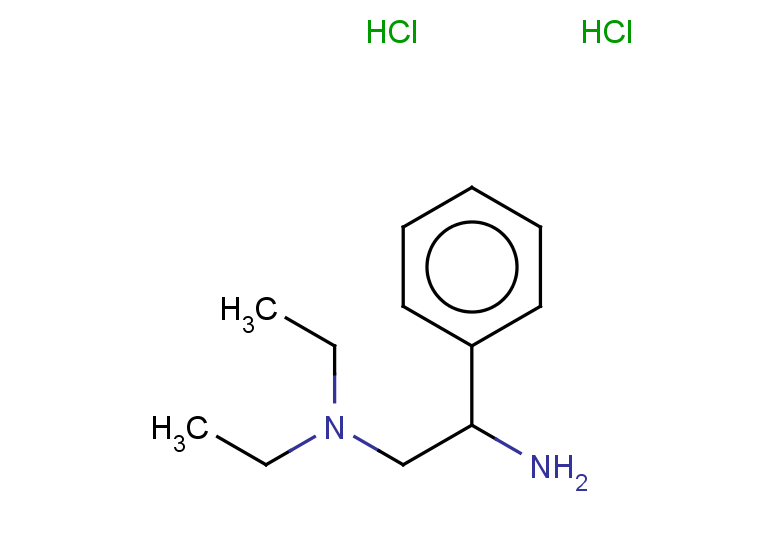 (2-amino-2-phenylethyl)diethylamine dihydrochloride