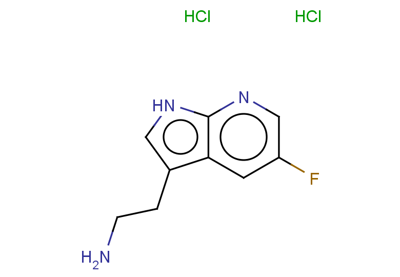 2-{5-fluoro-1H-pyrrolo[2,3-b]pyridin-3-yl}ethan-1-amine dihydrochloride