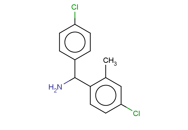 (4-chloro-2-methylphenyl)(4-chlorophenyl)methanamine