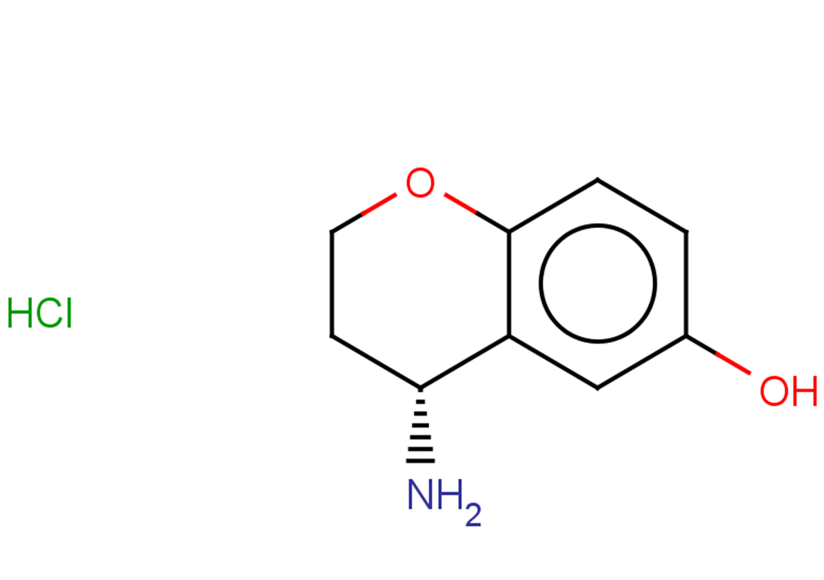 (4R)-4-amino-3,4-dihydro-2H-1-benzopyran-6-ol hydrochloride