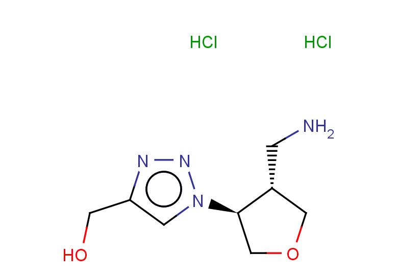 rac-{1-[(3R,4R)-4-(aminomethyl)oxolan-3-yl]-1H-1,2,3-triazol-4-yl}methanol dihydrochloride, trans
