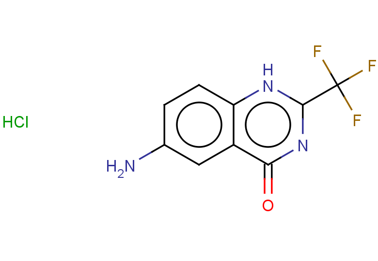 6-amino-2-(trifluoromethyl)-1,4-dihydroquinazolin-4-one hydrochloride