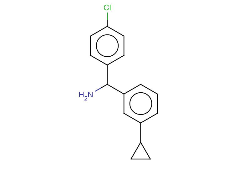 (4-chlorophenyl)(3-cyclopropylphenyl)methanamine